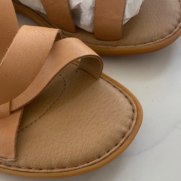 Born Tan Leather Strappy Sandals - Picture 7 of 14
